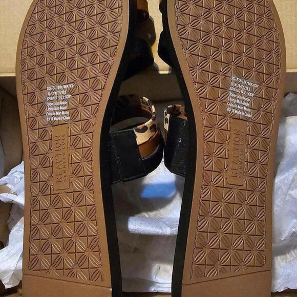 Kenneth Cole Reaction Sandals (NEW) Spring Toe Loop 10 Womens‎ - Picture 4 of 7